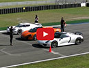 VIDEO: Liniuţe cu Porsche 918 Spyder, McLaren 650S Spider şi Koenigsegg Agera R