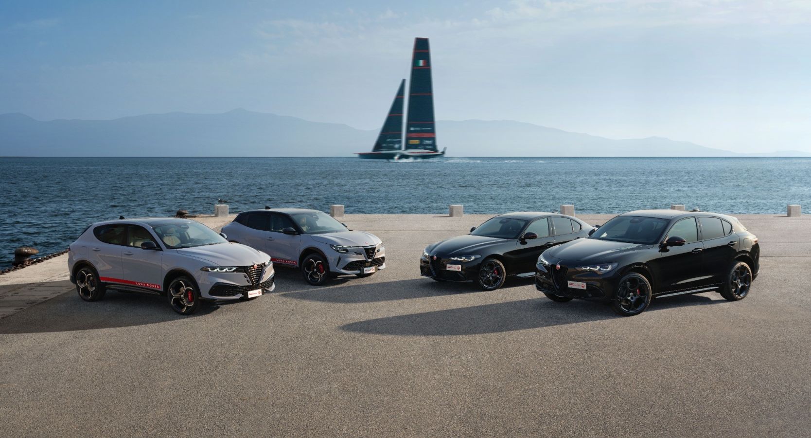 Alfa Romeo lansează noua serie specială Edizione Luna Rossa pentru gama de modele Junior, Tonale, Giulia și Stelvio