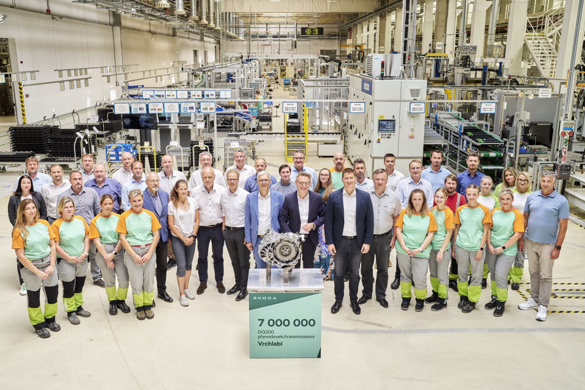 Uzina Škoda Auto Vrchlabí a produs 7 milioane de transmisii DQ200 DSG